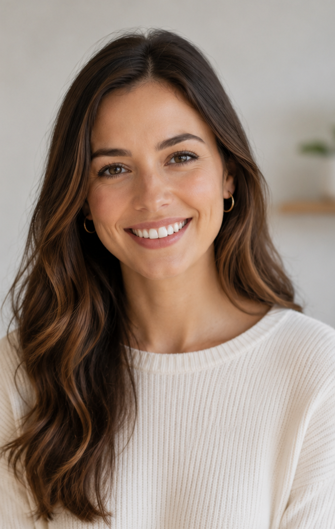 Split screen like a patched wall—left side has a man with dark hair and beard, right side a woman with wavy hair. Both smiling. - Drywall Repair Jacksonville FL