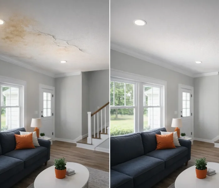 Drywall Repair Jacksonville FL - Before & After 1